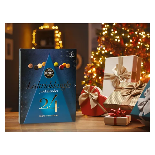 Adventskalender med Lakritskulor från Nordthy