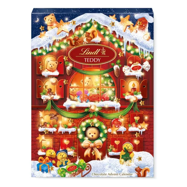 Lindt Adventskalender Teddy House 170g