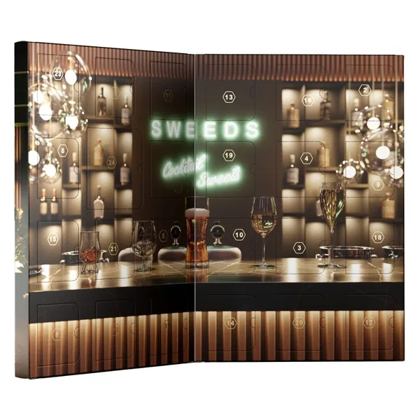 Sweeds Cocktail Sweets Christmas Calendar 395g